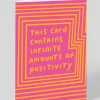 Personalised Infinite Positivity Greeting Card | Ohh Deer