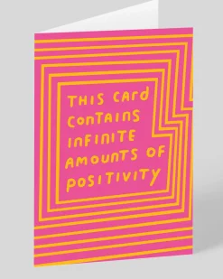 Personalised Infinite Positivity Greeting Card | Ohh Deer