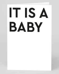 Personalised It Is A Baby Greeting Card | Ohh Deer