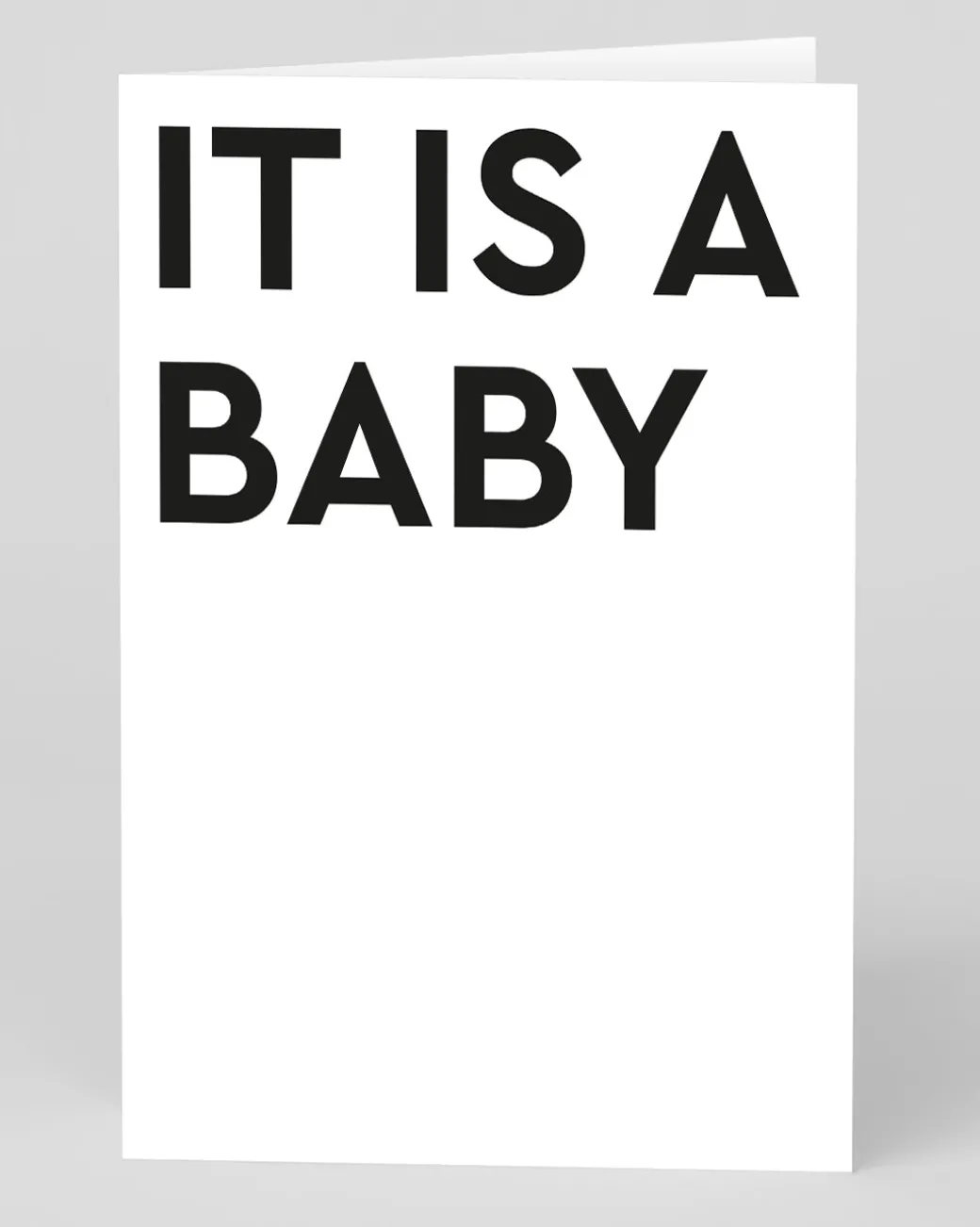 Personalised It Is A Baby Greeting Card | Ohh Deer
