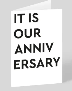 Personalised It is Our Anniversary Card | Ohh Deer