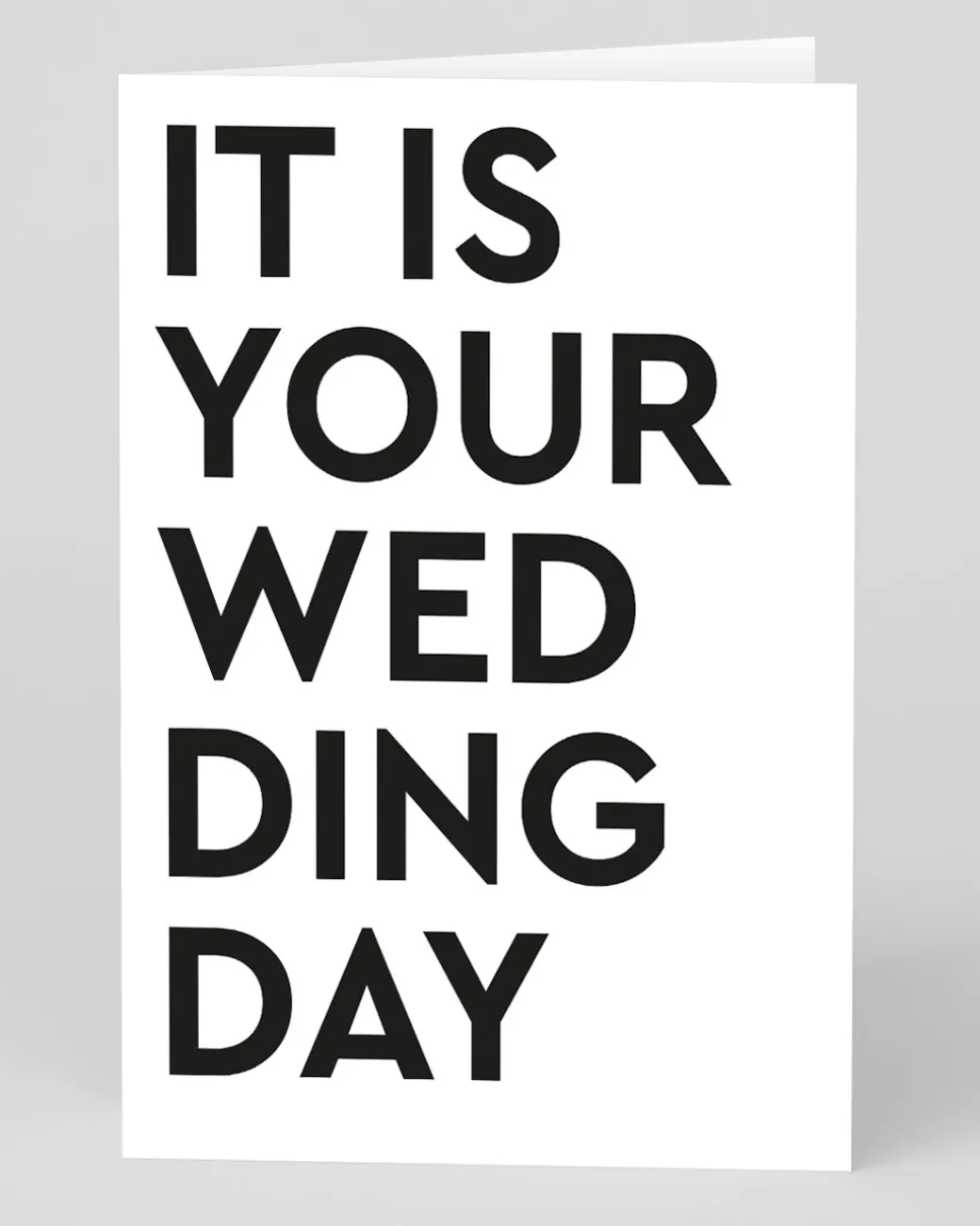 Personalised It Is Your Wedding Day Card | Ohh Deer