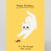 Personalised It's the thought that counts Birthday Card | Ohh Deer