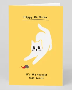 Personalised It's the thought that counts Birthday Card | Ohh Deer