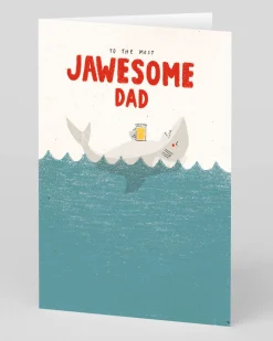 Personalised Jawsome Dad Greeting Card | Ohh Deer