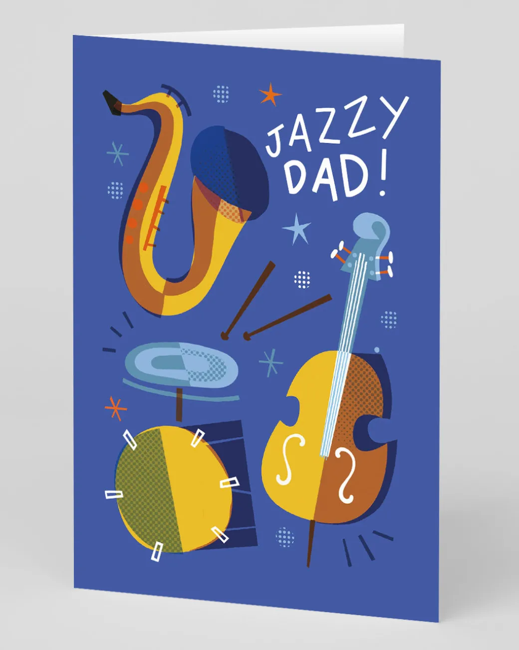 Personalised Jazzy Dad Father's Day Card | Ohh Deer