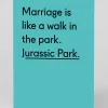 Personalised Jurassic Park Wedding Card | Ohh Deer