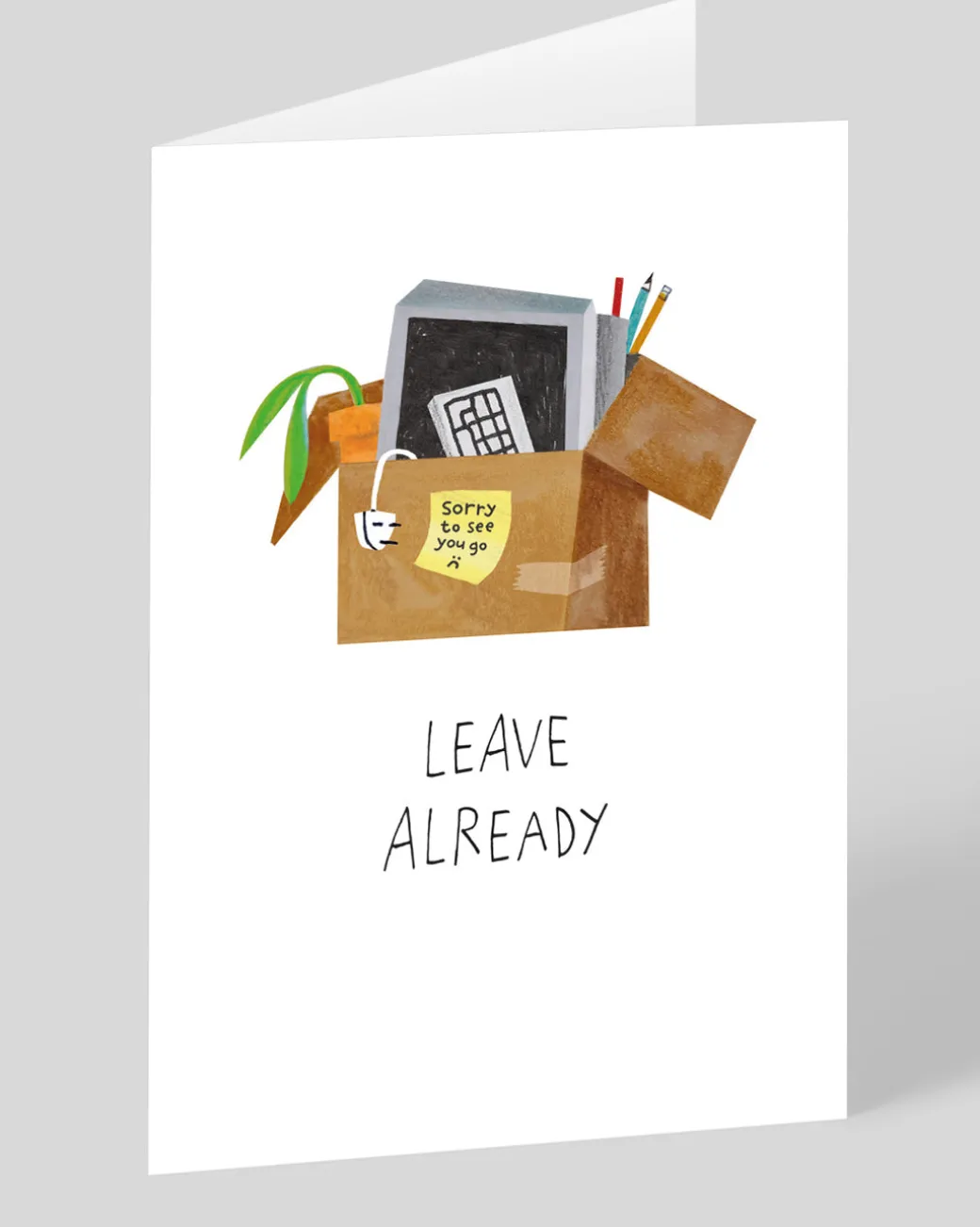 Personalised Leave Already Goodbye Card | Ohh Deer