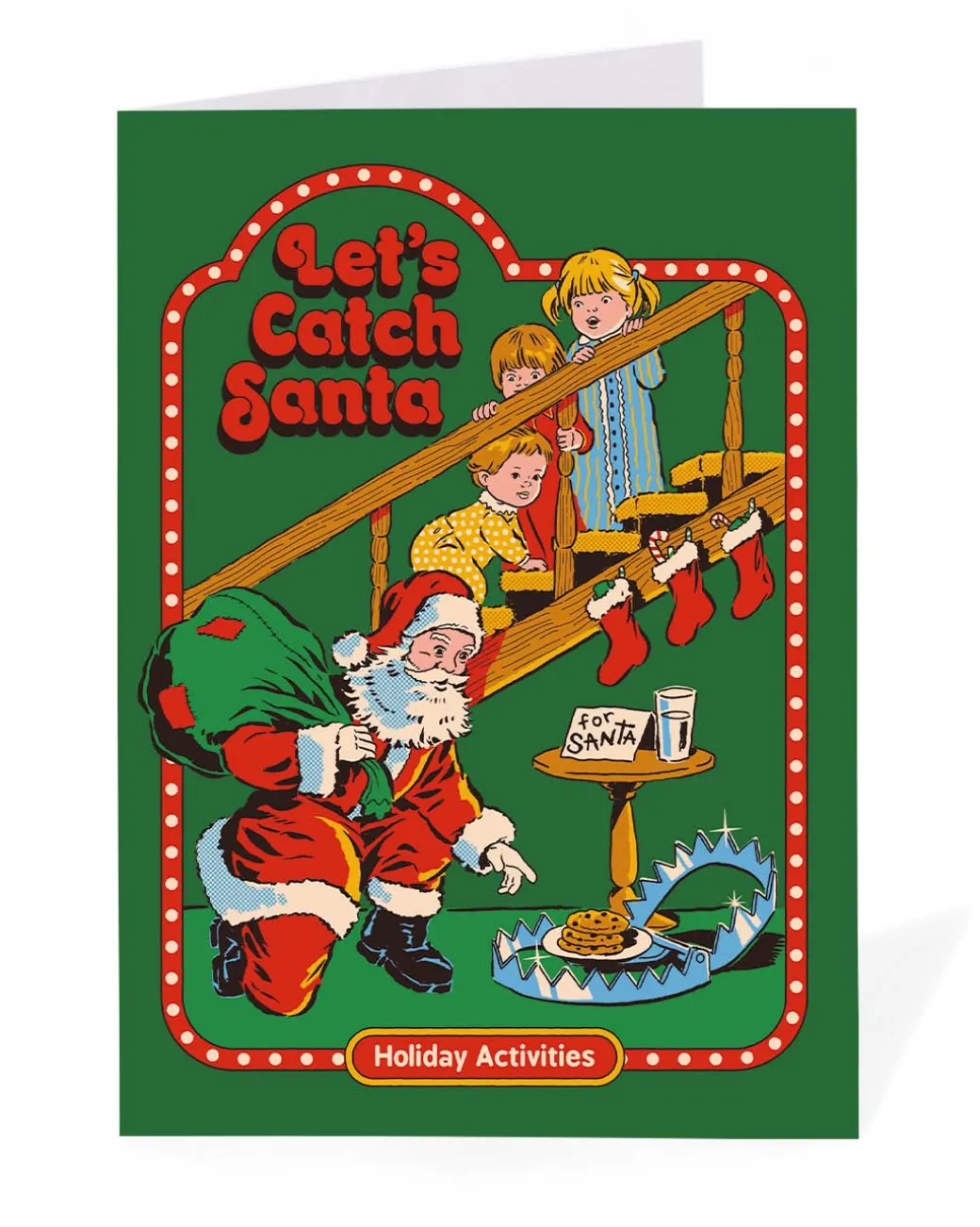 Personalised Let's Catch Santa Christmas Card | Ohh Deer