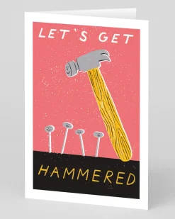 Personalised Let's Get Hammered Greeting Card - Max Machen | Ohh Deer