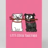 Personalised Let's Stick Together Greeting Card | Ohh Deer
