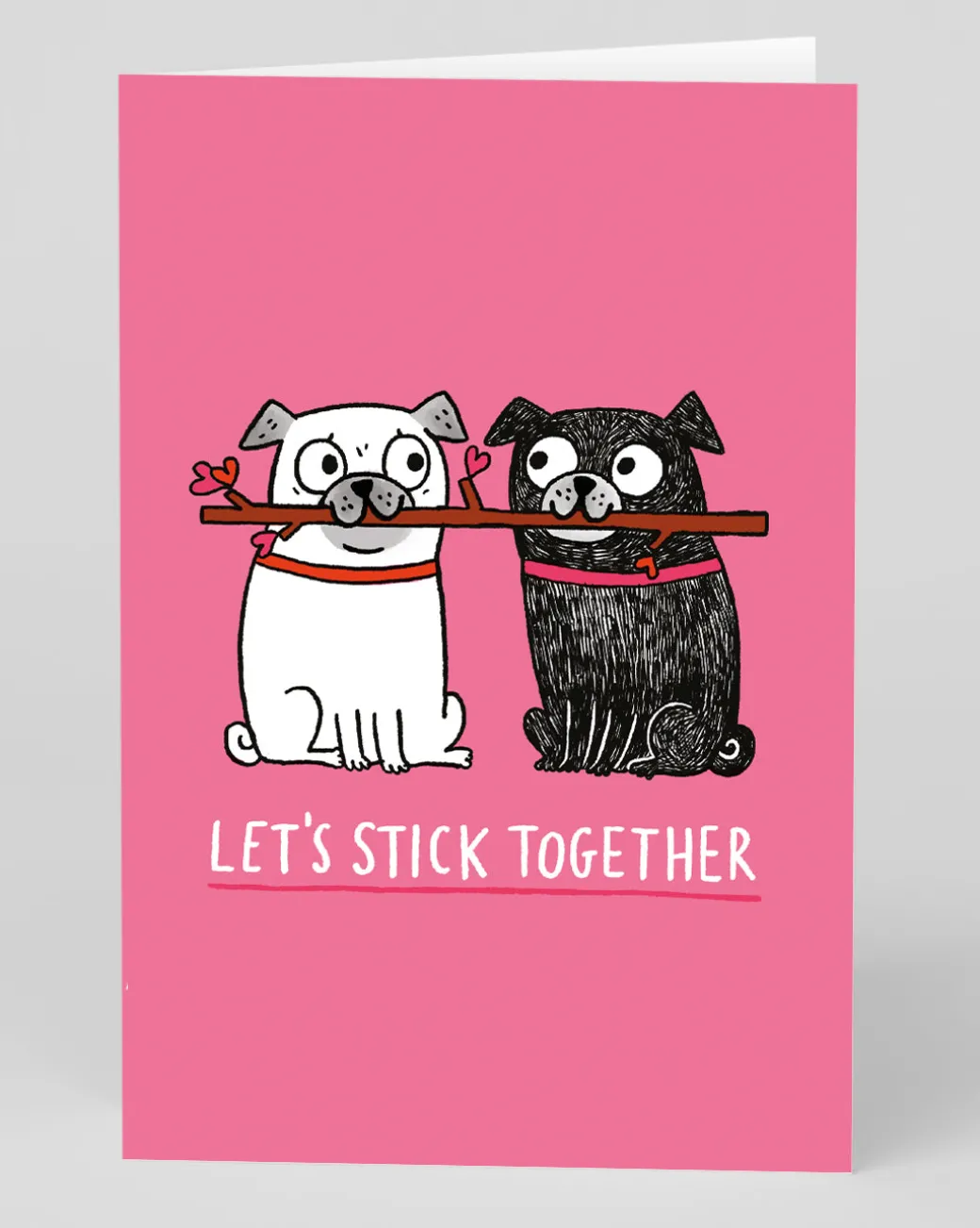 Personalised Let's Stick Together Greeting Card | Ohh Deer