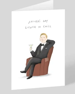Personalised Licence To Chill Father's Day Card | Ohh Deer