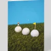 Personalised Little Tiny People Golf Square Greeting Card | Ohh Deer
