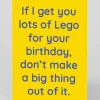 Personalised Lots of Lego Joke Birthday Card | Ohh Deer