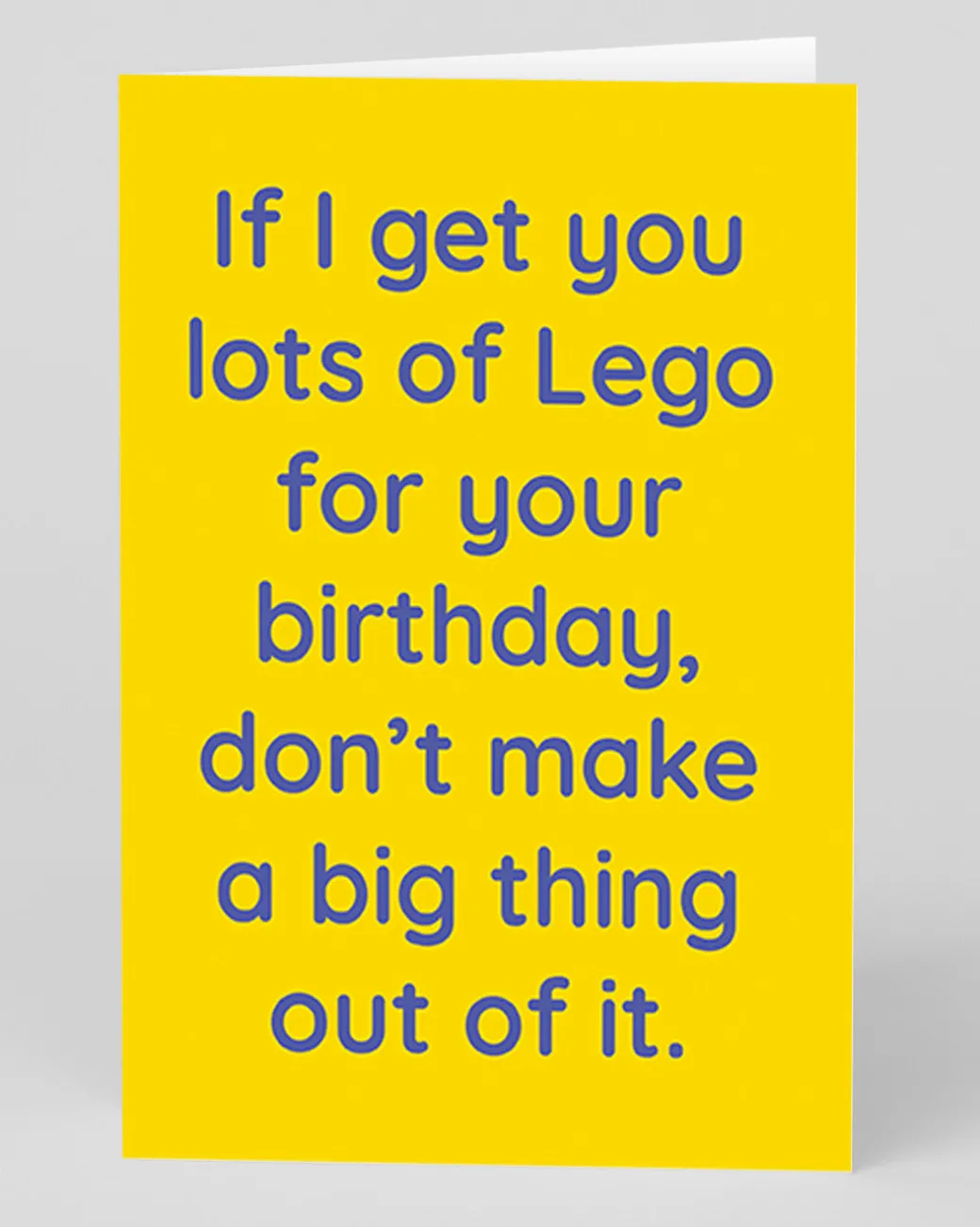 Personalised Lots of Lego Joke Birthday Card | Ohh Deer