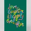 Personalised Love, Laughter & Happily Ever After Greeting Card | Ohh Deer