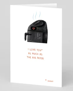 Personalised Love You As Much As The Air Fryer Greeting Card | Ohh Deer