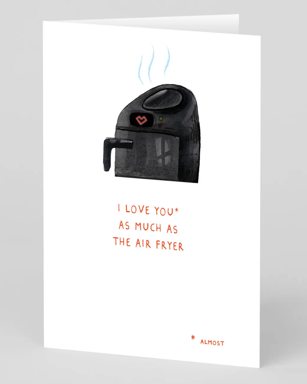 Personalised Love You As Much As The Air Fryer Greeting Card | Ohh Deer