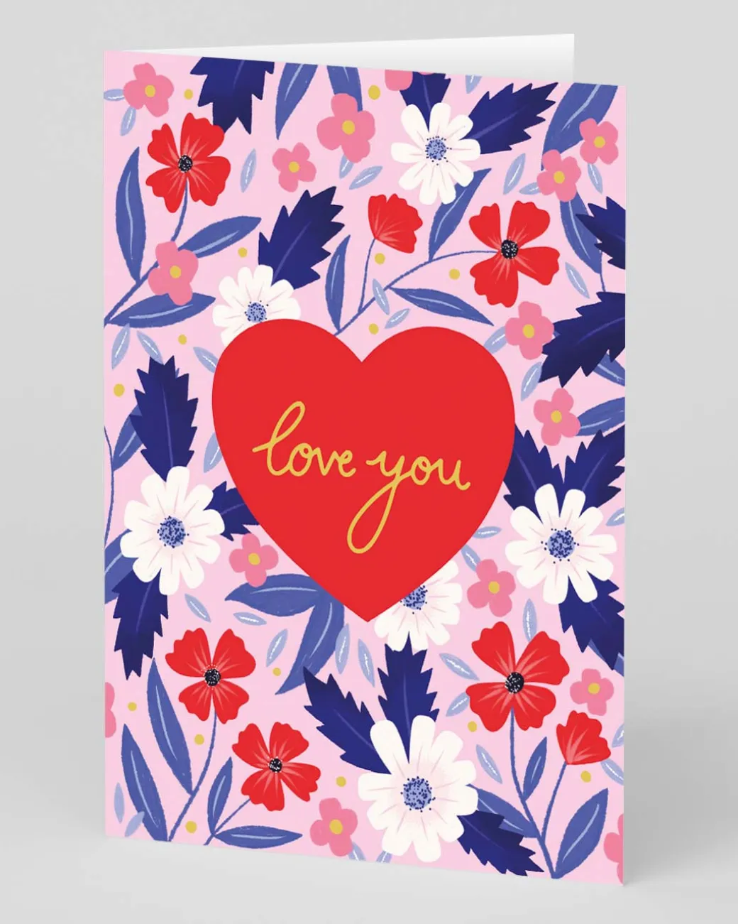 Personalised Love You Floral Card | Ohh Deer