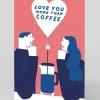 Personalised Love You More Than Coffee Card | Ohh Deer