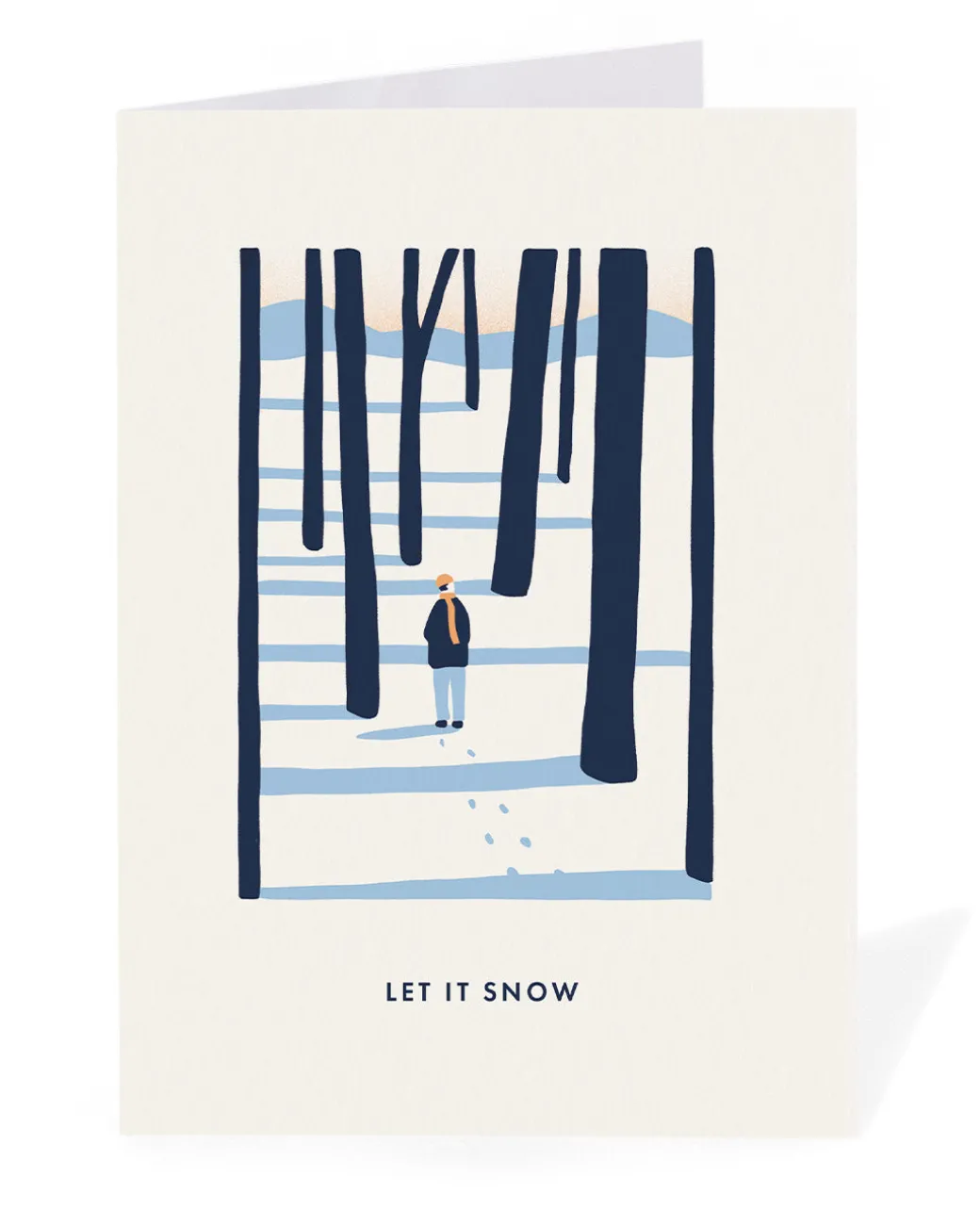 Personalised Man in woods Christmas Card | Ohh Deer