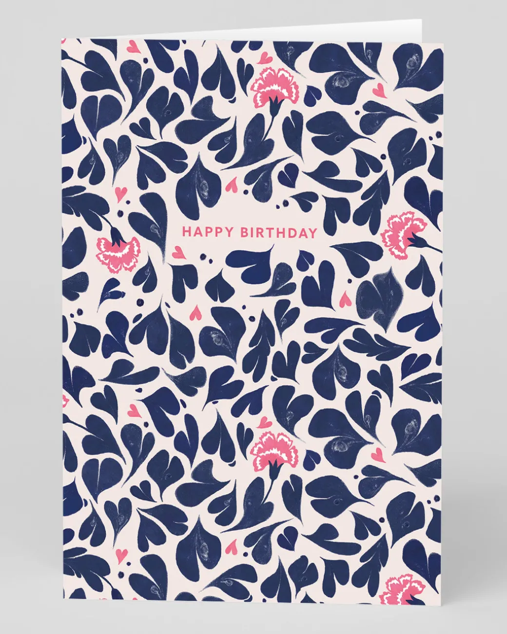 Personalised Marble Hearts and Flowers Birthday Card | Ohh Deer