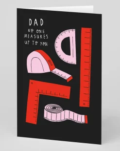 Personalised Measure Up Dad Greeting Card | Ohh Deer