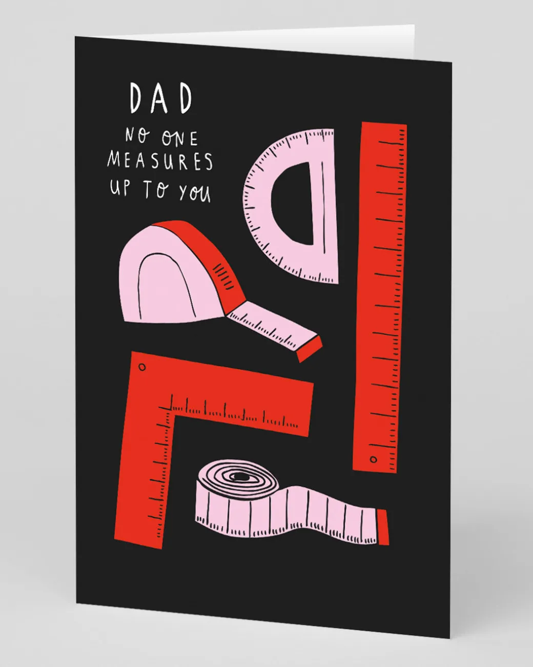 Personalised Measure Up Dad Greeting Card | Ohh Deer