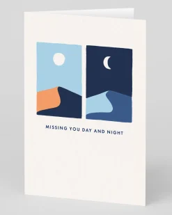 Personalised Miss You Day and Night Greeting Card | Ohh Deer