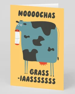 Personalised Moochas Grassias Greeting Card | Ohh Deer