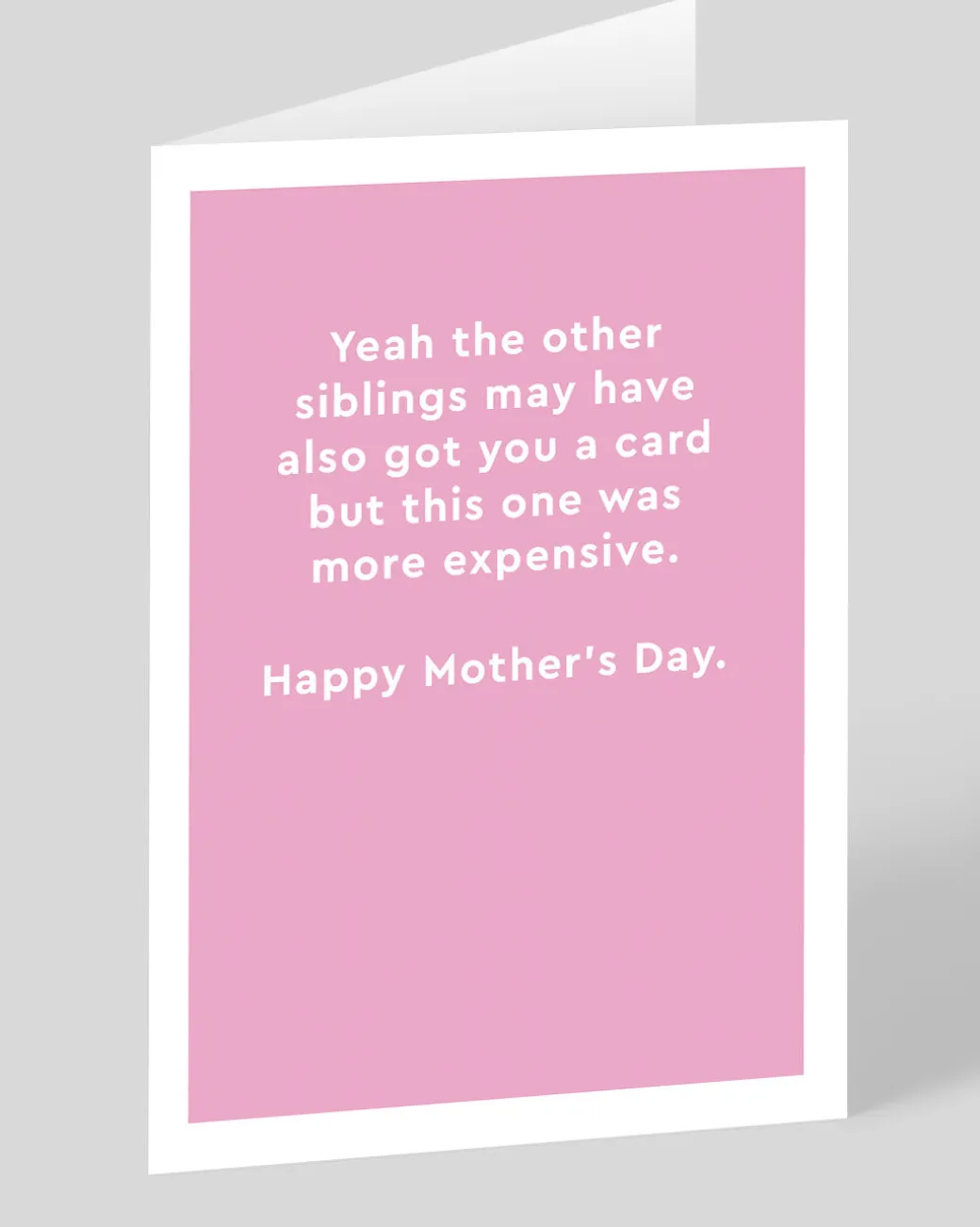 Personalised More Expensive Mother's Day Card | Ohh Deer
