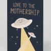 Personalised Mothership Greeting Card