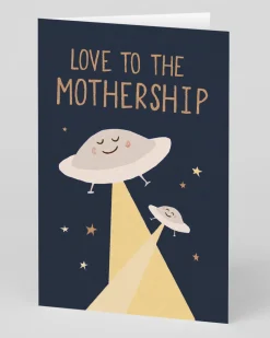Personalised Mothership Greeting Card