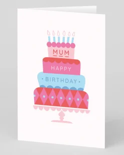 Personalised Mum Cake Birthday Card | Ohh Deer