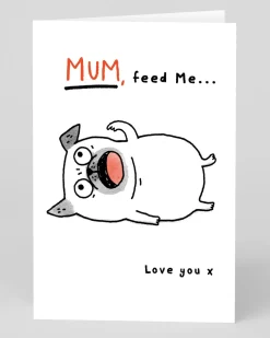 Personalised Mum Feed Me Greeting Card | Ohh Deer
