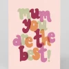 Personalised Mum You Are The Best Greeting Card | Ohh Deer