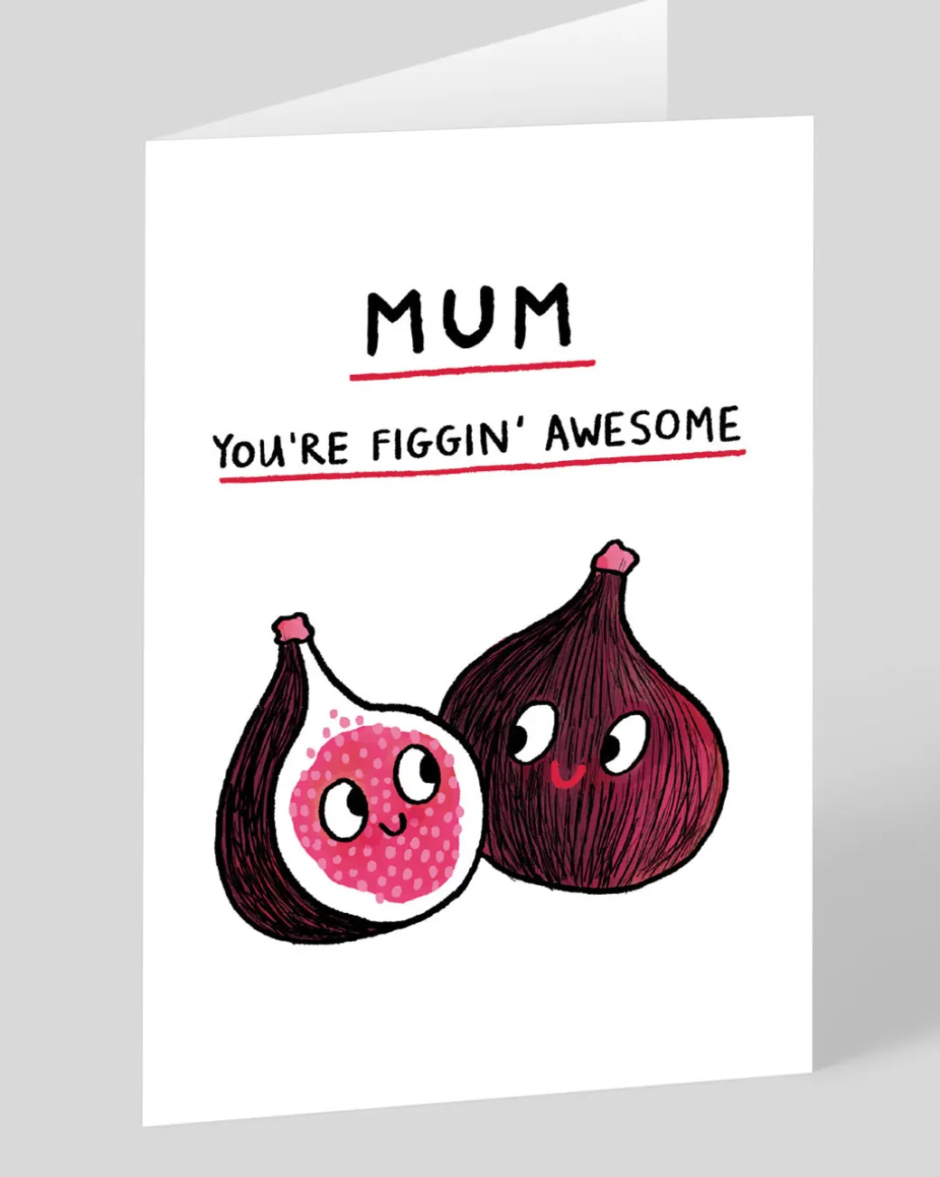 Personalised Mum, You'Re Figging Awesome Mother's Day Card | Ohh Deer