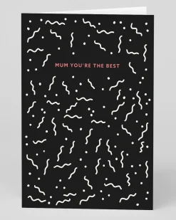 Personalised Mum You're The Best Squiggles Greeting Card | Ohh Deer