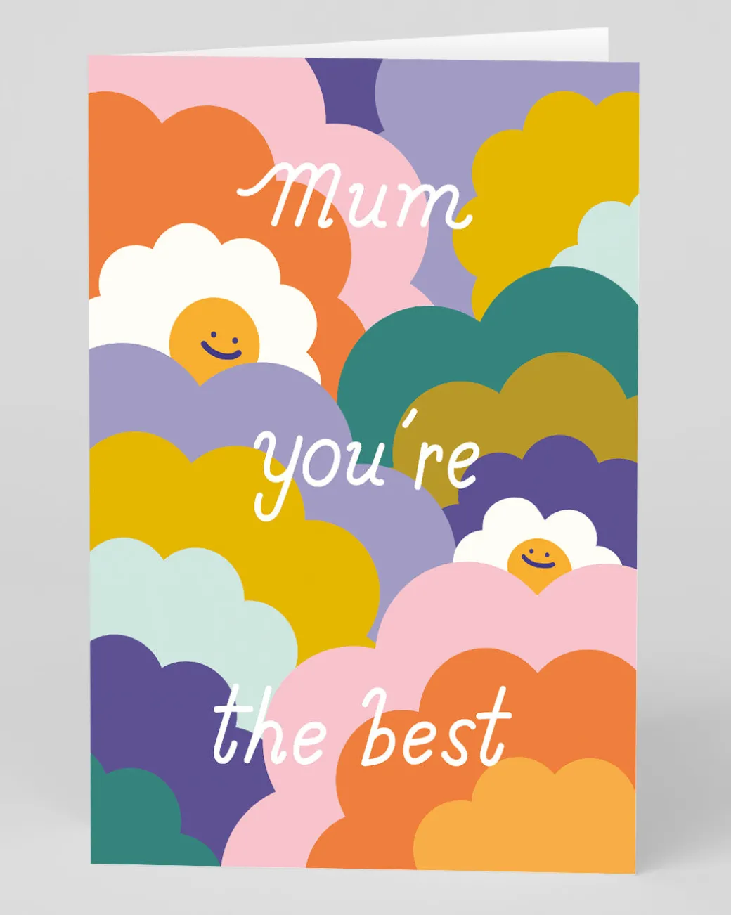 Personalised Mum You're The Best Rainbows Greeting Card | Ohh Deer