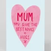 Personalised Mums Give The Best Advice And Hugs Greeting Card | Ohh Deer