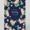 Personalised Navy Floral Lovely Day Greeting Card | Ohh Deer