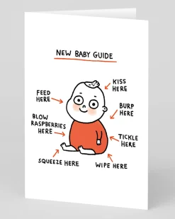 Personalised New Baby Guide Greeting Card | Ohh Deer