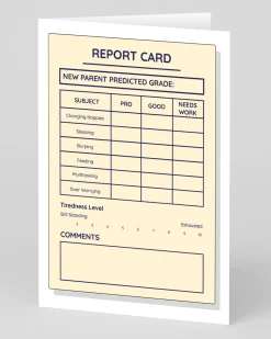 Personalised New Parent Report Card | Ohh Deer