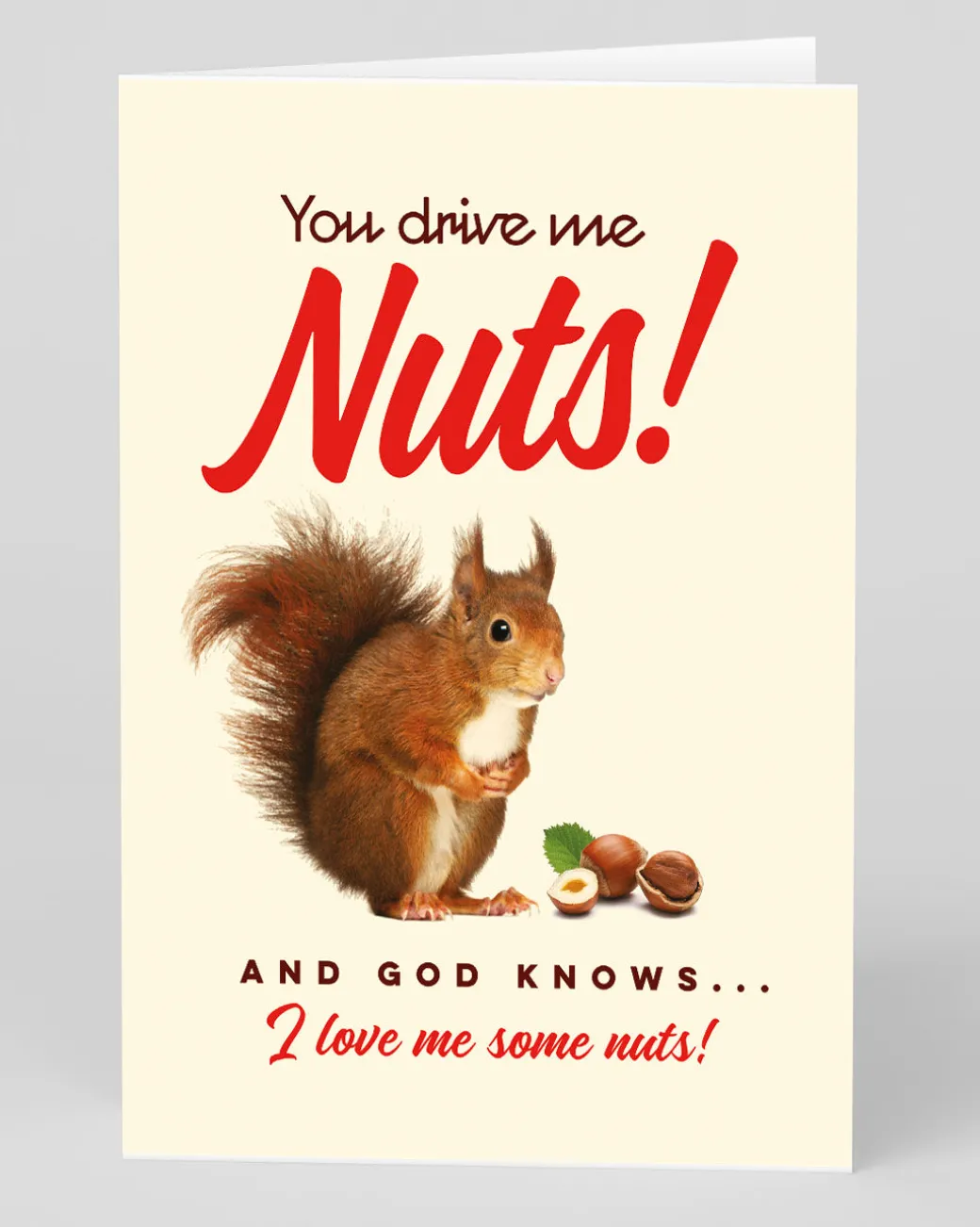 Personalised Nuts! Greeting Card | Ohh Deer