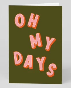 Personalised Oh My Days Card | Ohh Deer