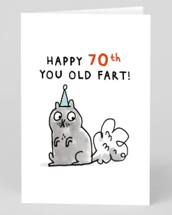 Personalised Old Fart 70th Birthday Card | Just £3.50 | Ohh Deer