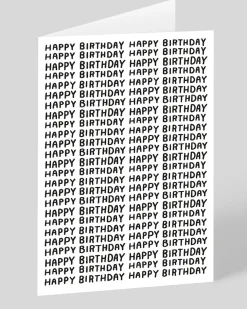 Personalised On Repeat Birthday Card | Ohh Deer