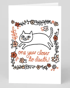Personalised One Year Closer To Death Birthday Card | Ohh Deer