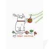 Personalised Oops Cat Christmas Card | Ohh Deer